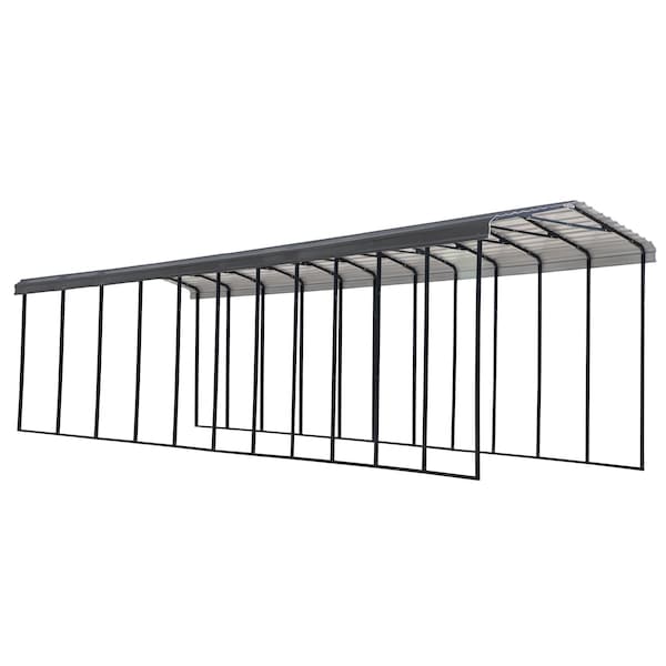 Arrow Storage Products Arrow Carport, 14x51x14, Charcoal CPHC145114 - main